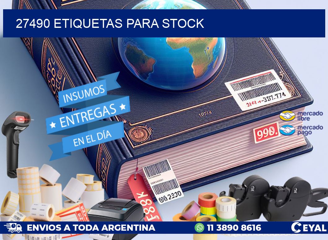 27490 ETIQUETAS PARA STOCK