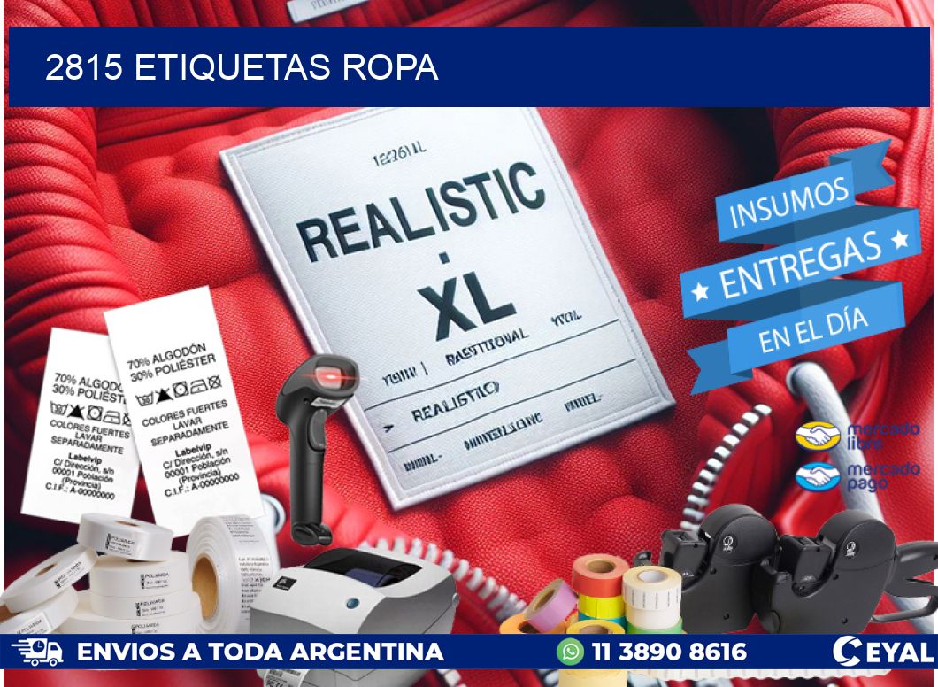 2815 ETIQUETAS ROPA