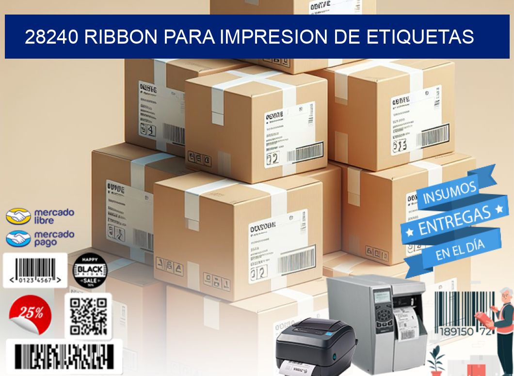 28240 RIBBON PARA IMPRESION DE ETIQUETAS