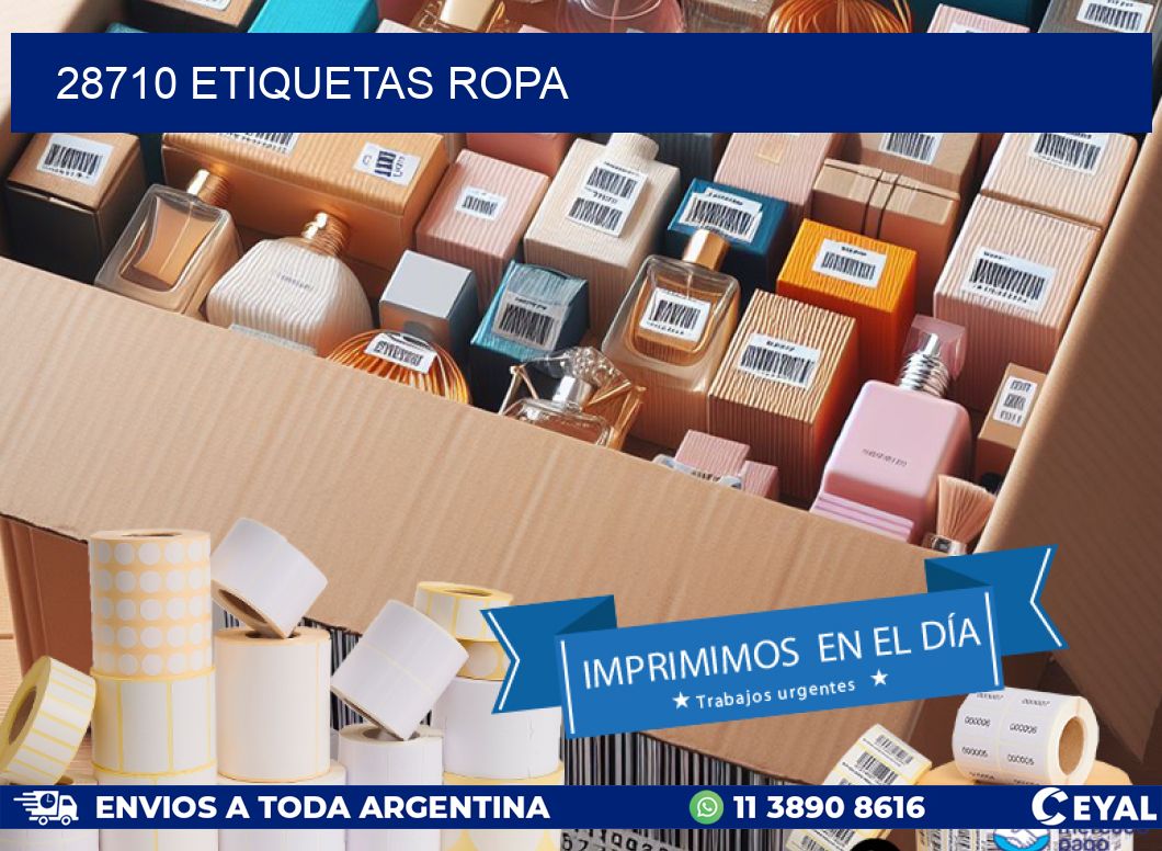 28710 ETIQUETAS ROPA