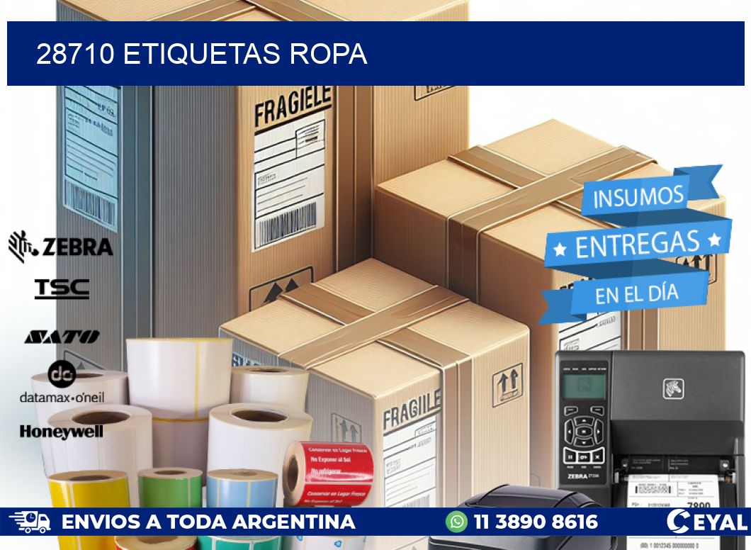 28710 ETIQUETAS ROPA