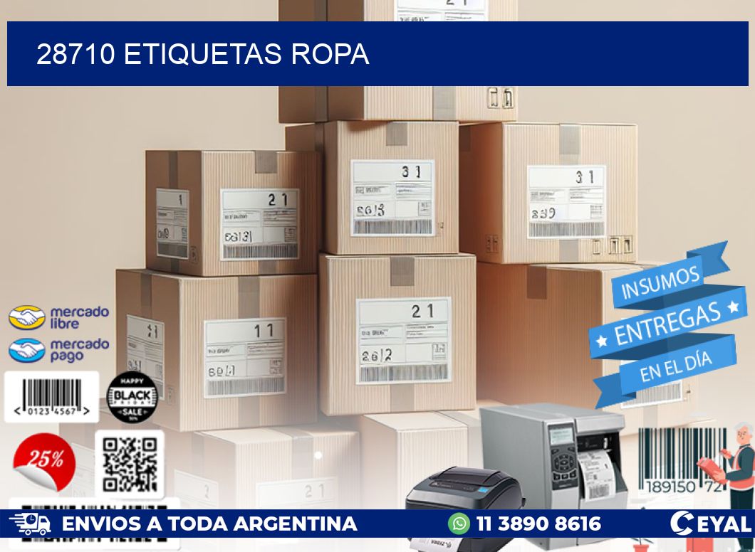 28710 ETIQUETAS ROPA