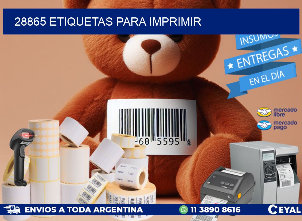28865 ETIQUETAS PARA IMPRIMIR