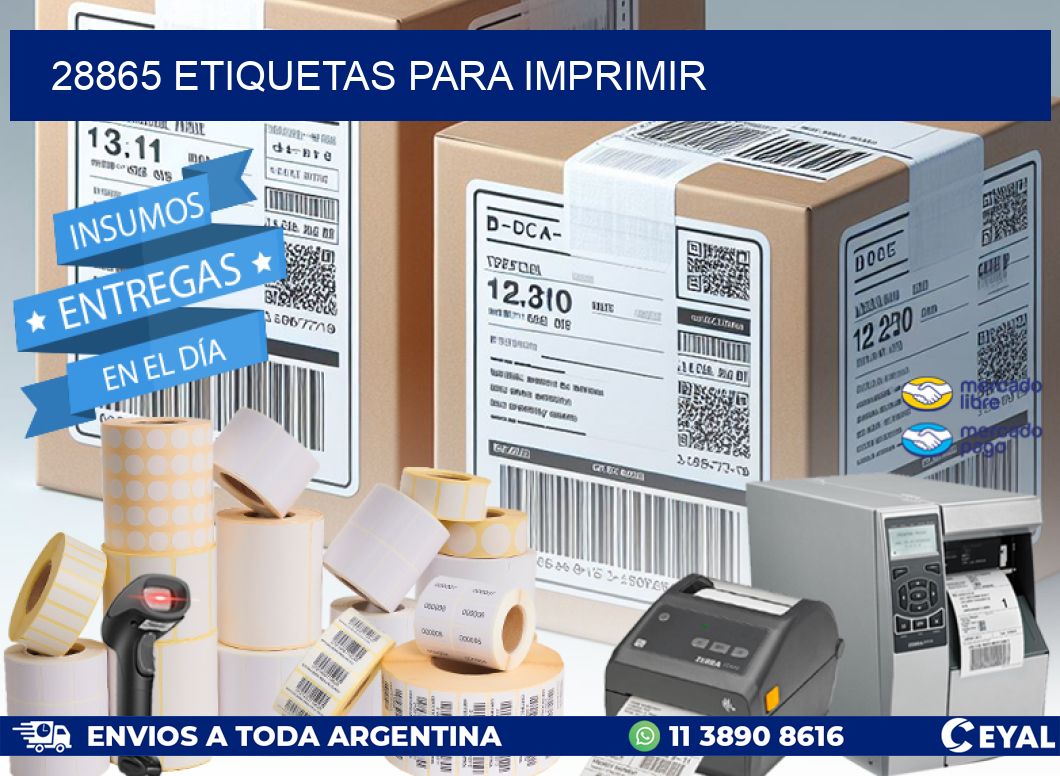 28865 ETIQUETAS PARA IMPRIMIR