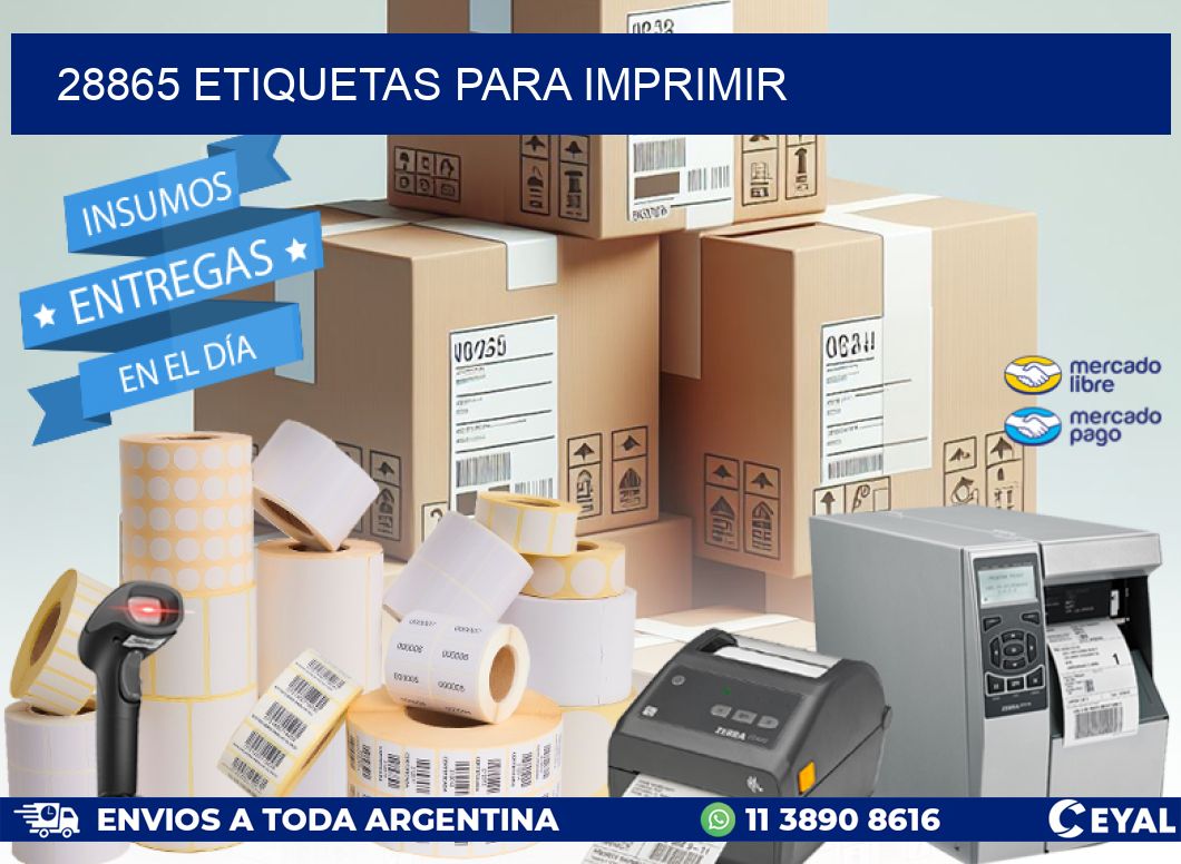 28865 ETIQUETAS PARA IMPRIMIR