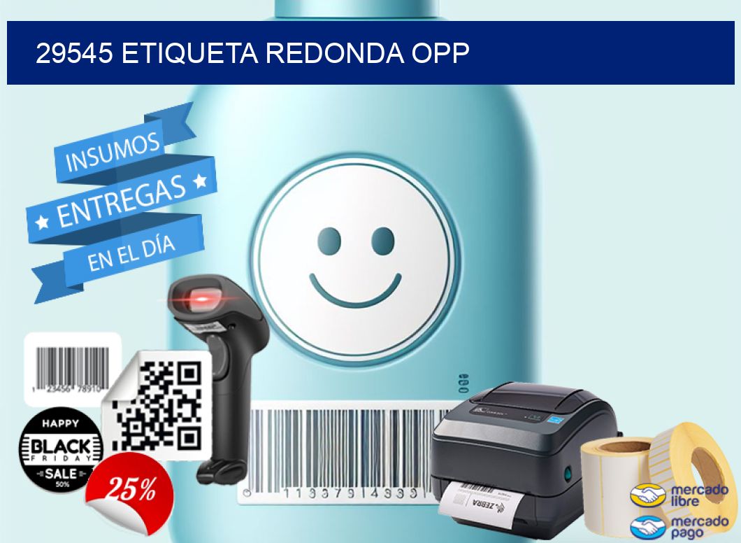 29545 ETIQUETA REDONDA OPP