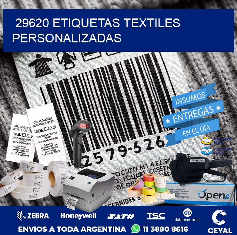 29620 ETIQUETAS TEXTILES PERSONALIZADAS