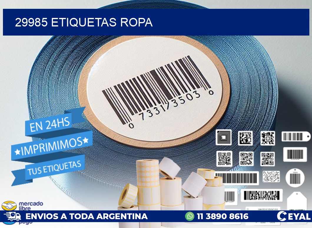 29985 ETIQUETAS ROPA