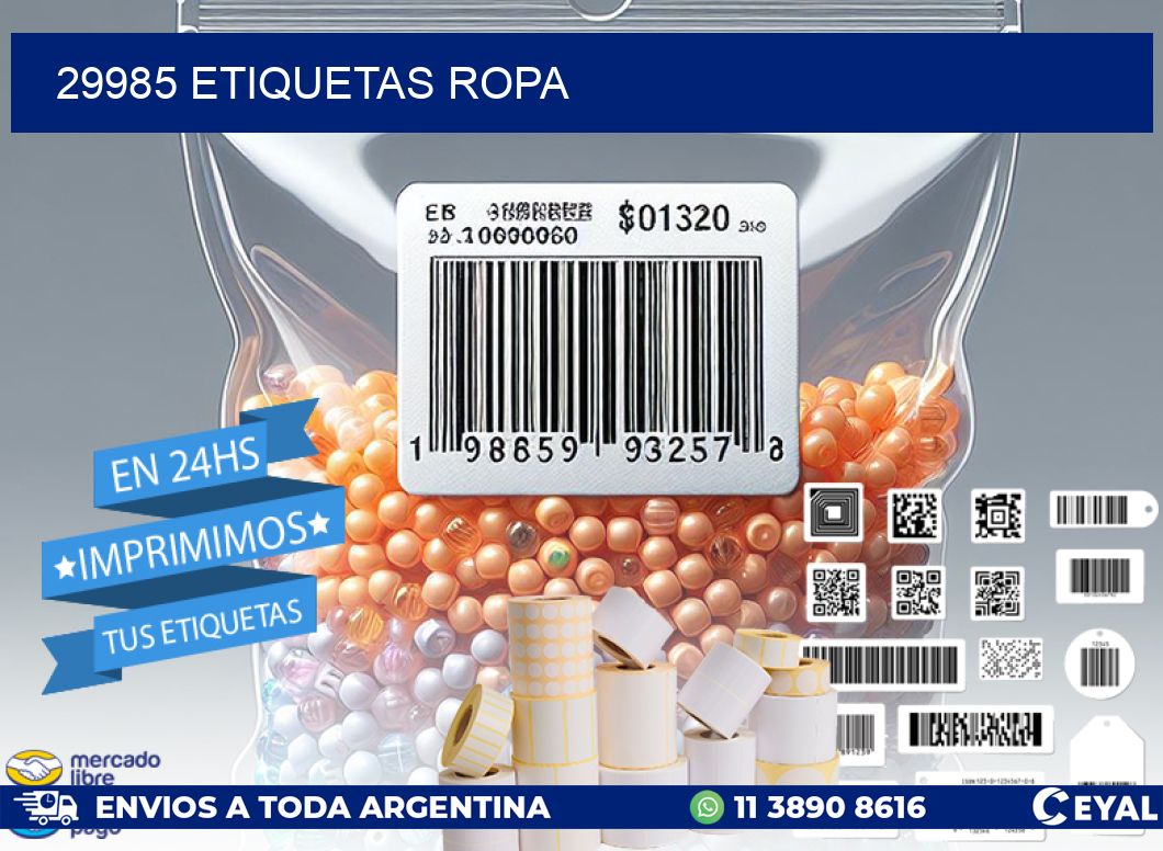 29985 ETIQUETAS ROPA