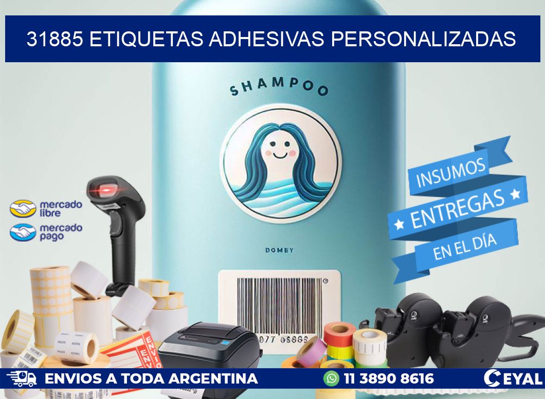 31885 Etiquetas adhesivas personalizadas