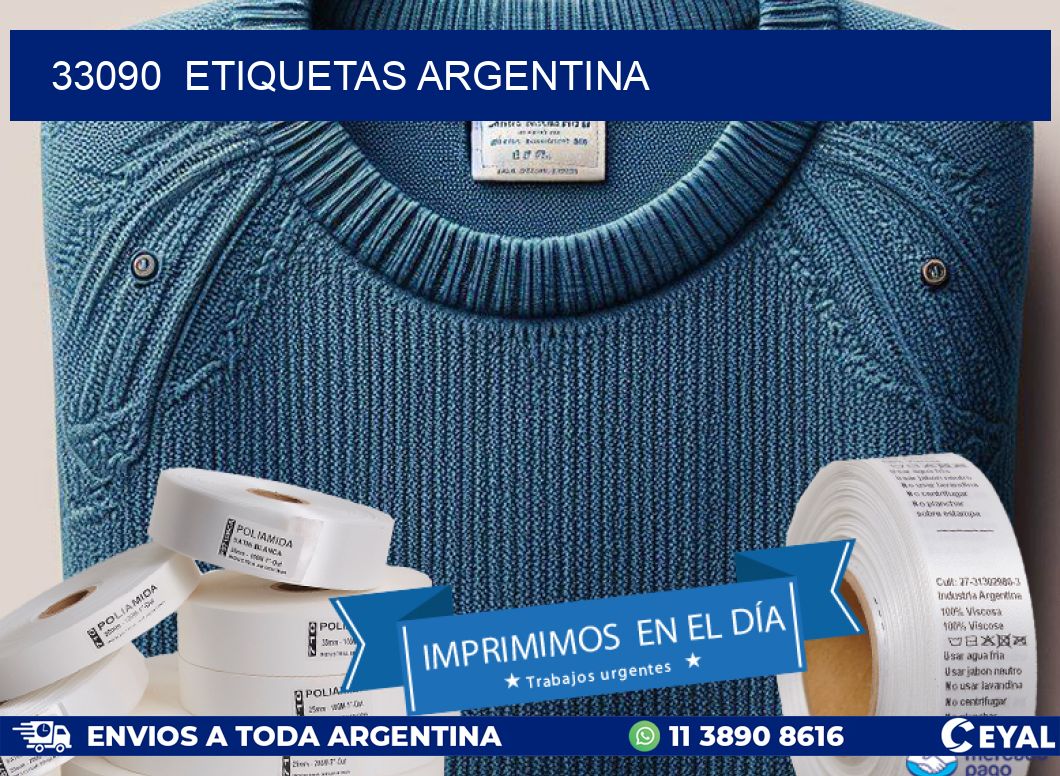33090 etiquetas argentina