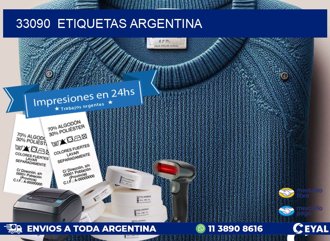 33090 etiquetas argentina