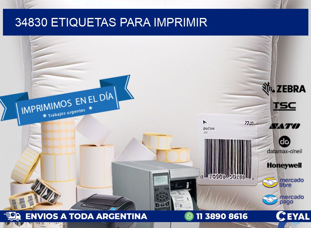 34830 ETIQUETAS PARA IMPRIMIR