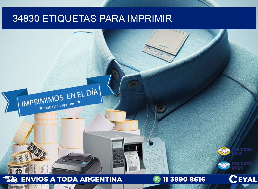 34830 ETIQUETAS PARA IMPRIMIR
