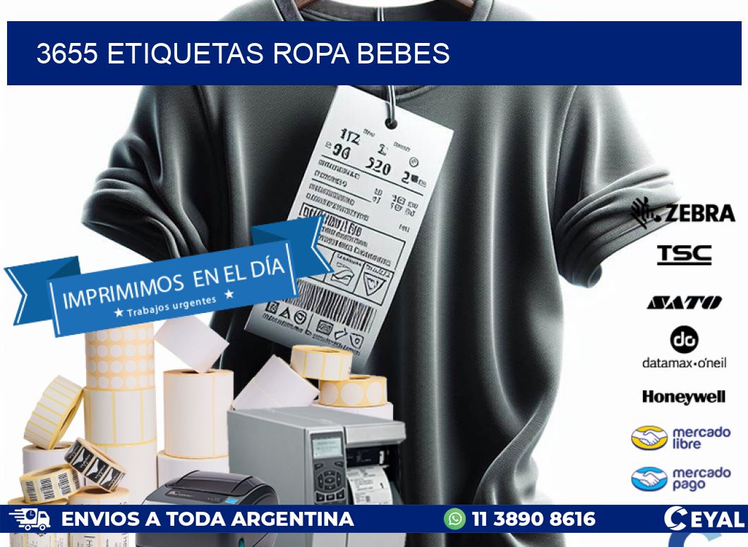 3655 ETIQUETAS ROPA BEBES