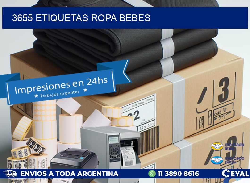 3655 ETIQUETAS ROPA BEBES