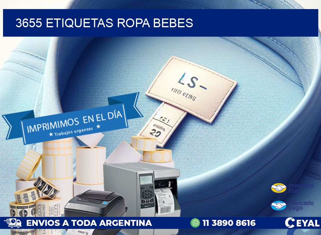3655 ETIQUETAS ROPA BEBES