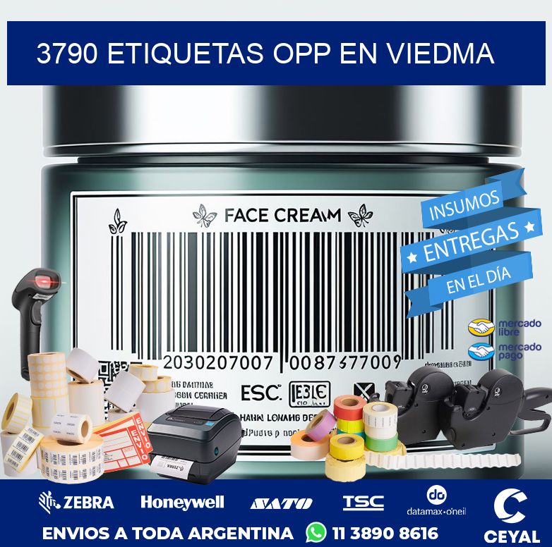 3790 ETIQUETAS OPP EN VIEDMA