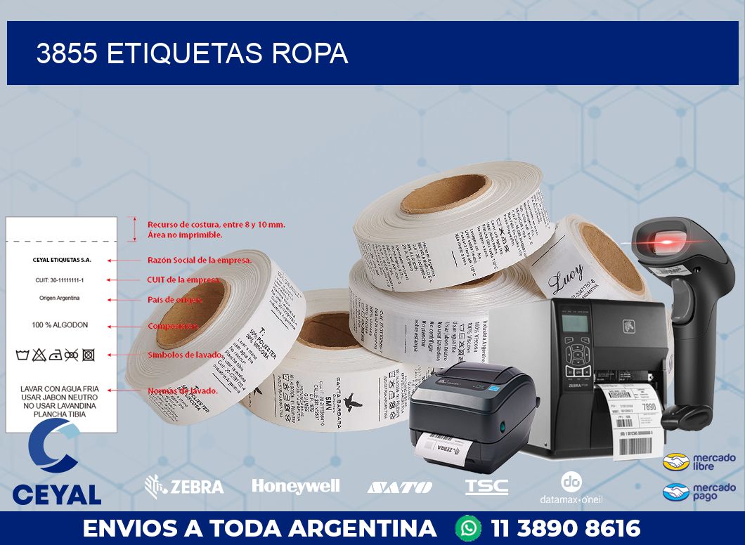 3855 ETIQUETAS ROPA