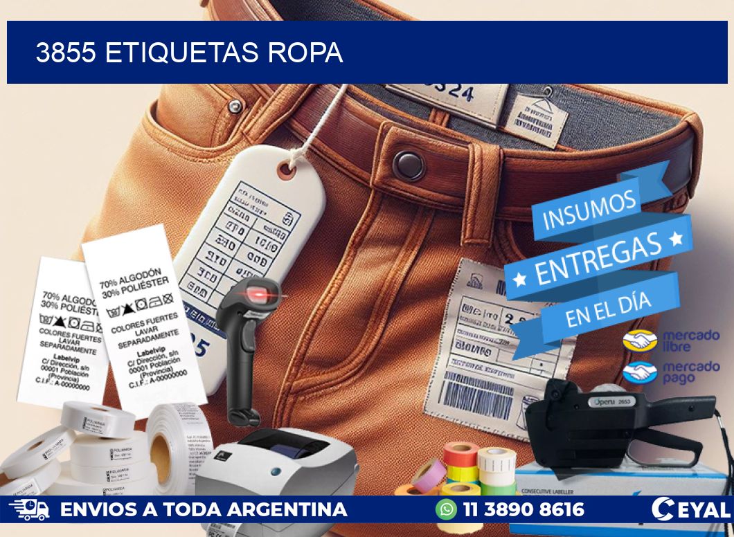 3855 ETIQUETAS ROPA