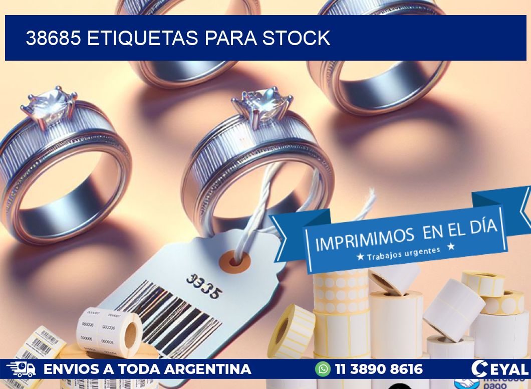 38685 ETIQUETAS PARA STOCK