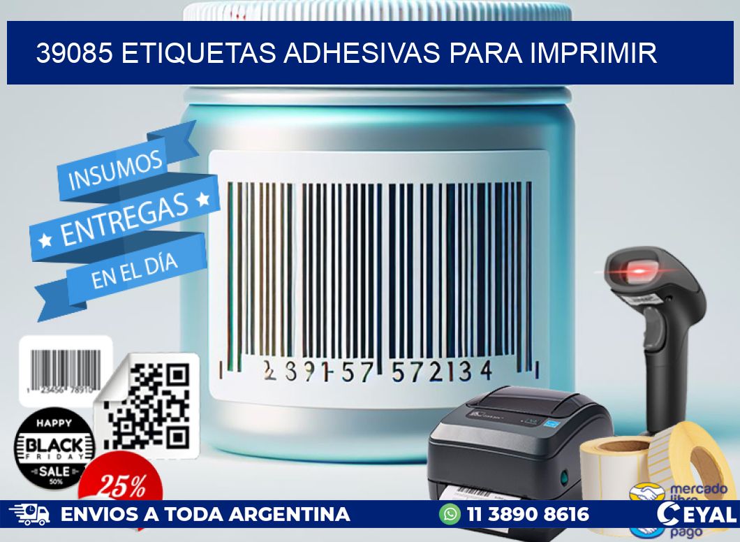 39085 etiquetas adhesivas para imprimir