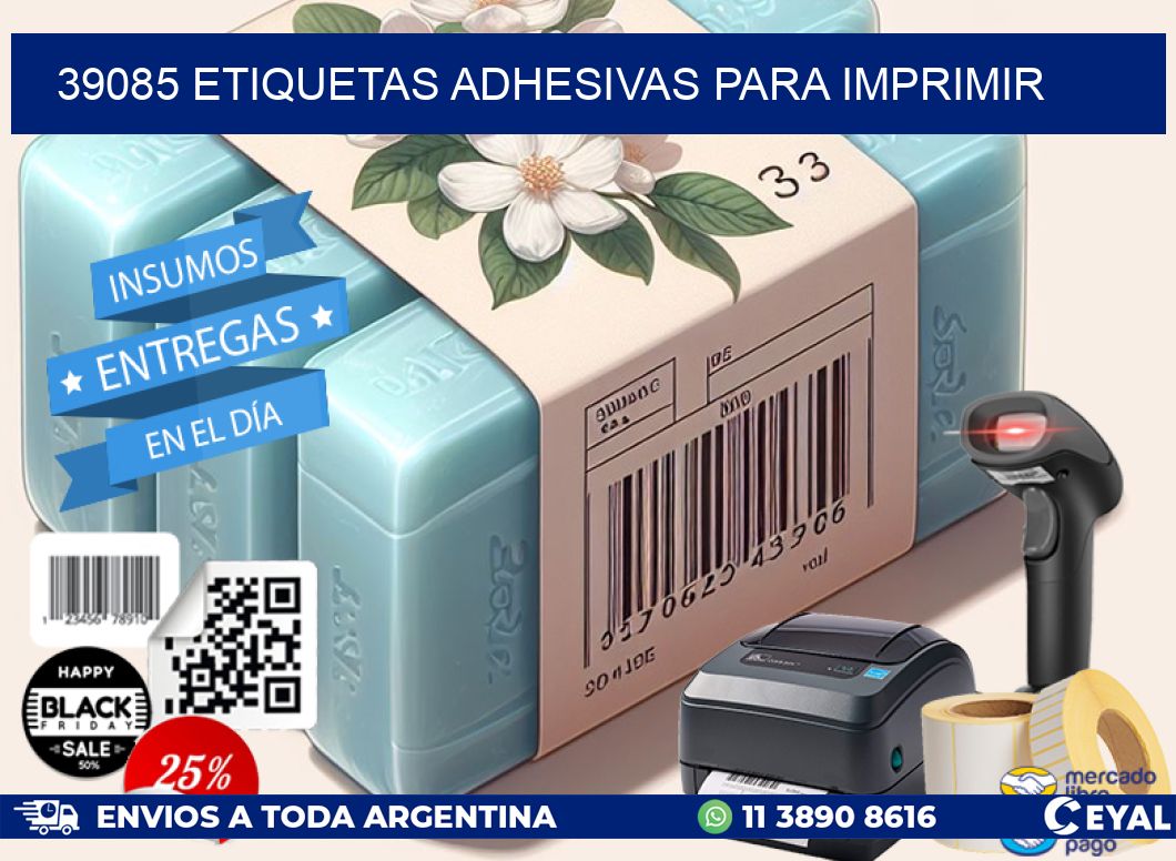 39085 etiquetas adhesivas para imprimir
