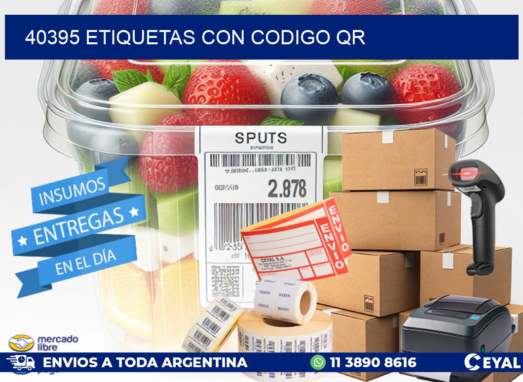40395 ETIQUETAS CON CODIGO QR