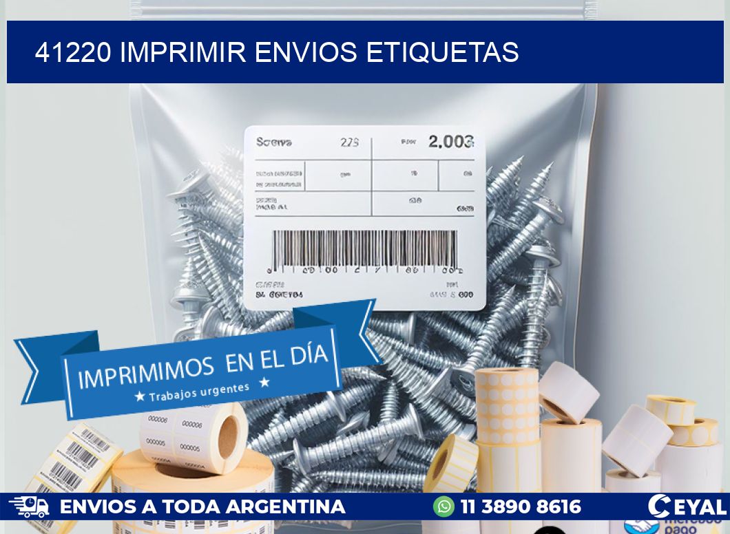 41220 imprimir envios etiquetas
