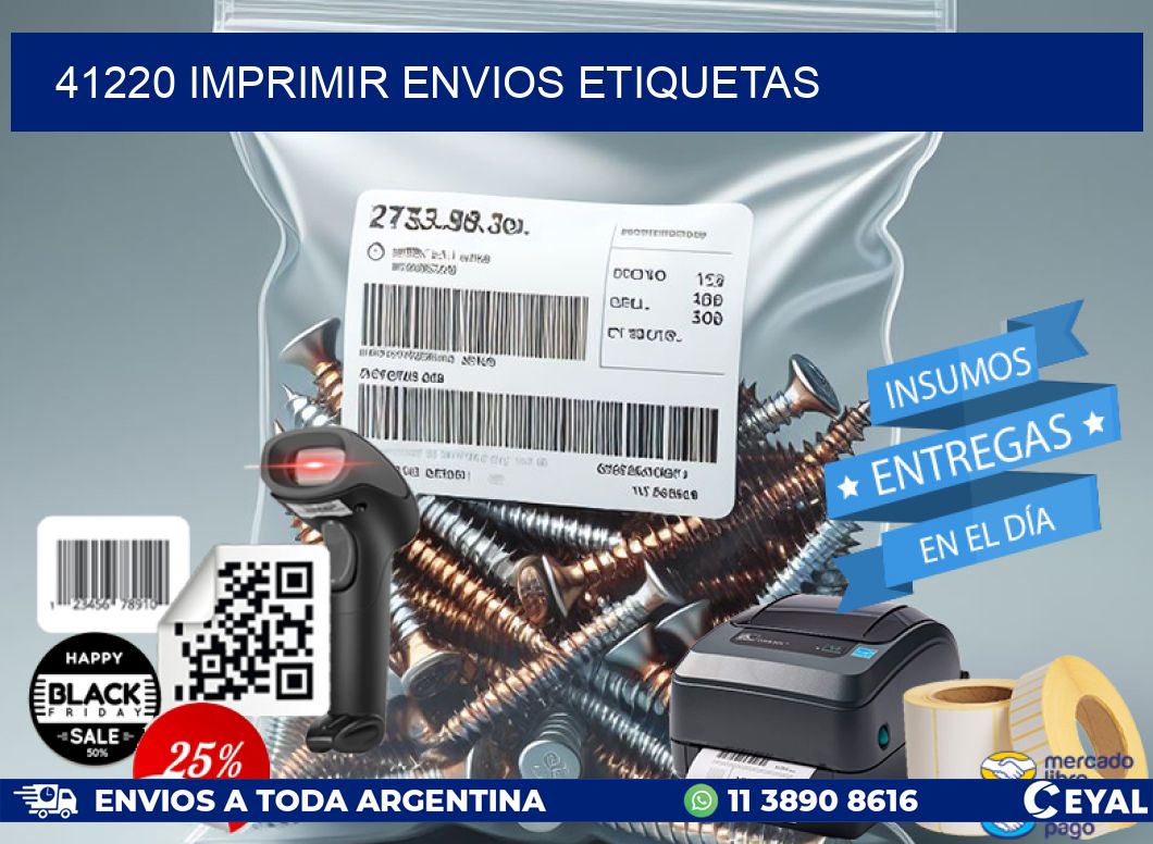 41220 imprimir envios etiquetas