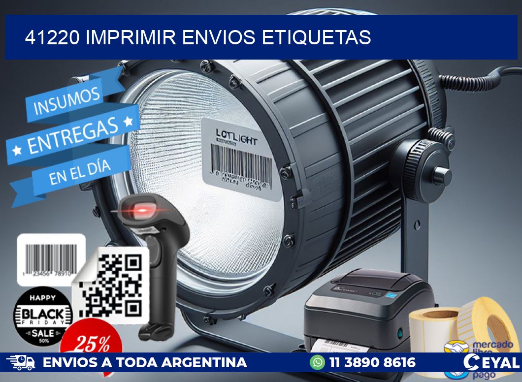 41220 imprimir envios etiquetas