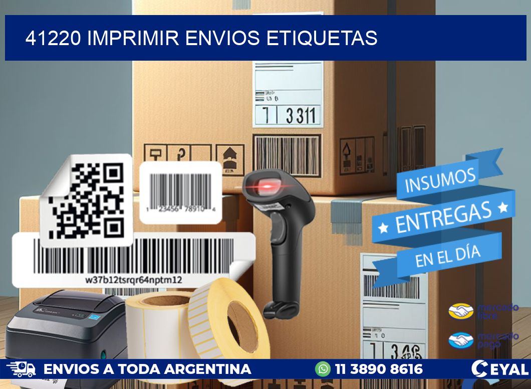 41220 imprimir envios etiquetas