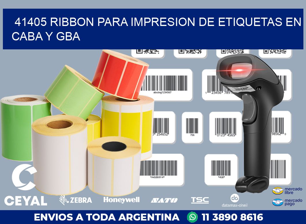 41405 RIBBON PARA IMPRESION DE ETIQUETAS EN CABA Y GBA