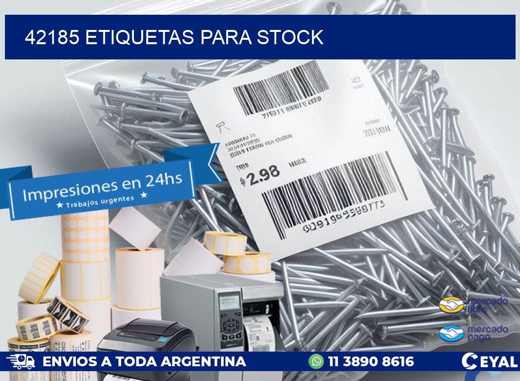 42185 ETIQUETAS PARA STOCK
