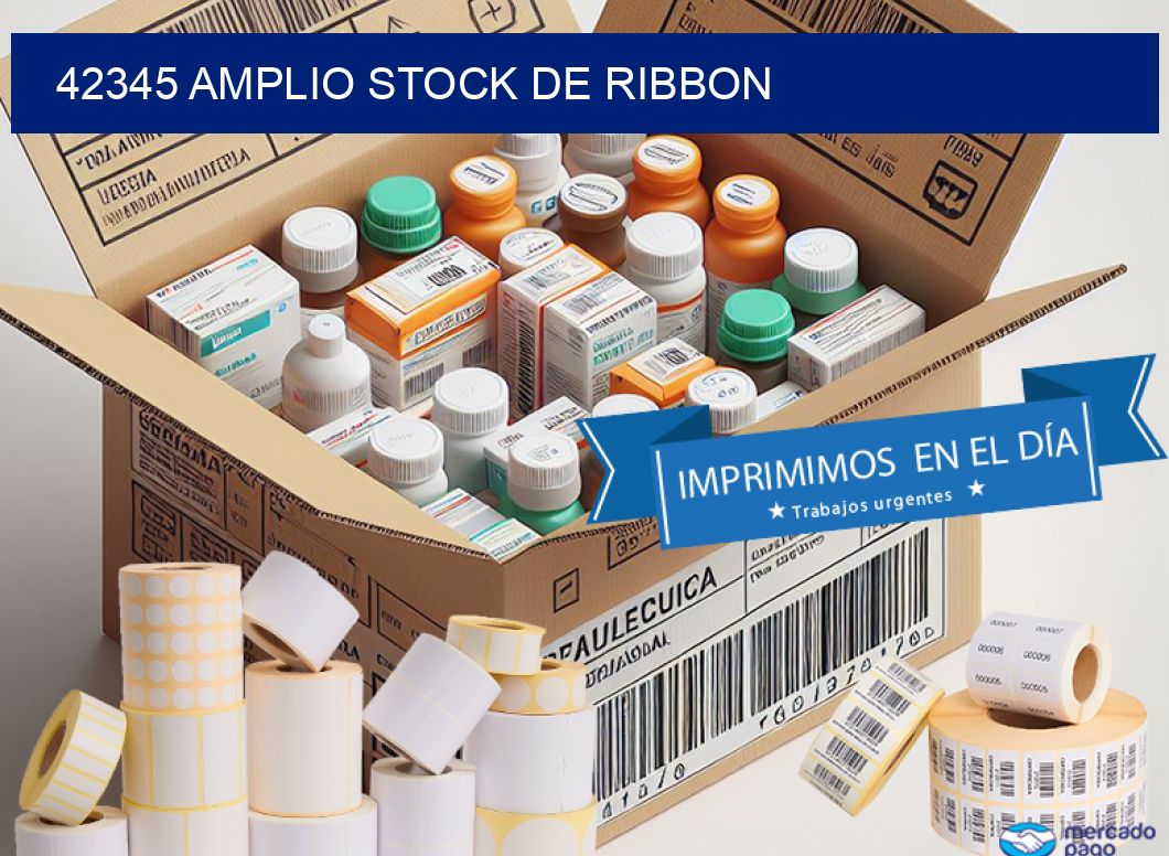 42345 AMPLIO STOCK DE RIBBON