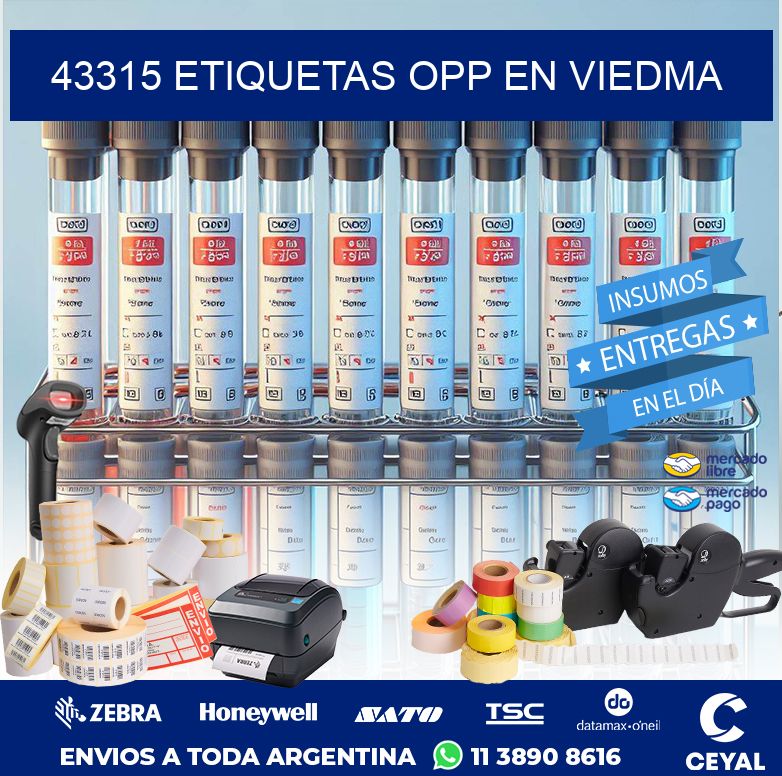 43315 ETIQUETAS OPP EN VIEDMA