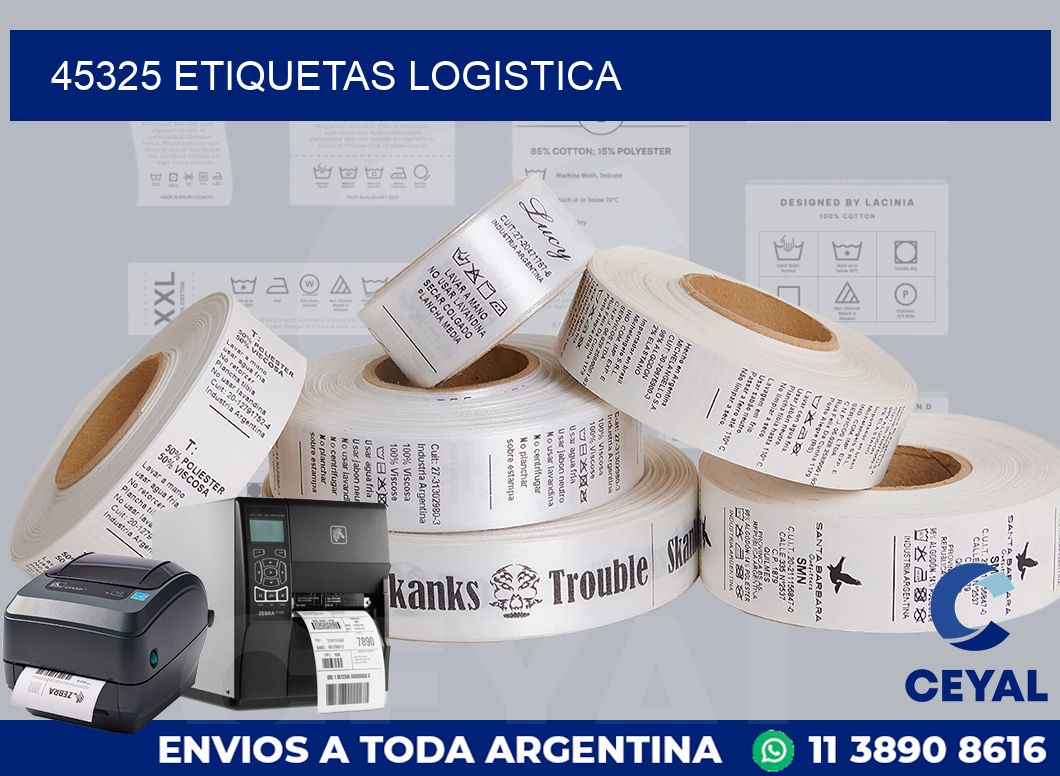 45325 etiquetas logistica