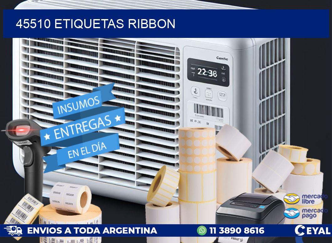 45510 ETIQUETAS RIBBON