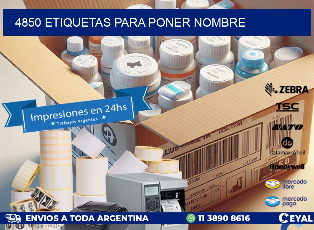 4850 etiquetas para poner nombre