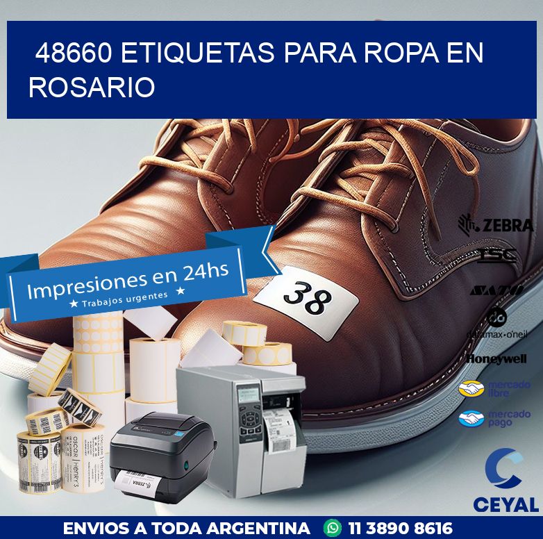 48660 ETIQUETAS PARA ROPA EN ROSARIO