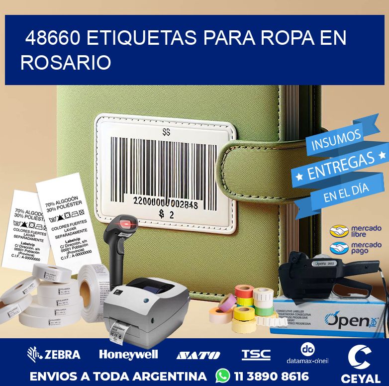 48660 ETIQUETAS PARA ROPA EN ROSARIO