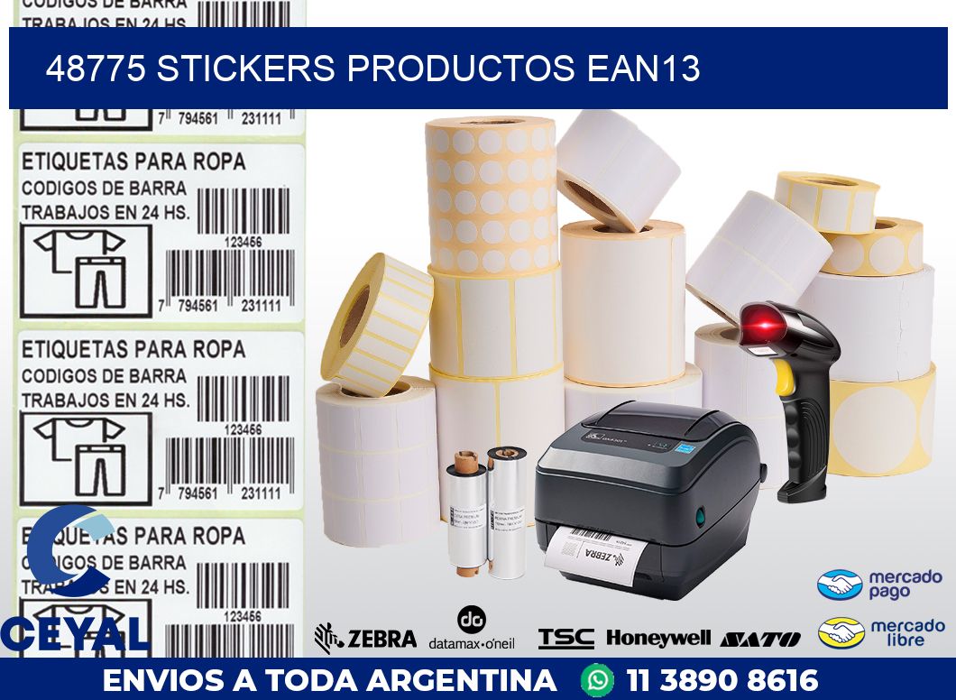 48775 stickers productos ean13