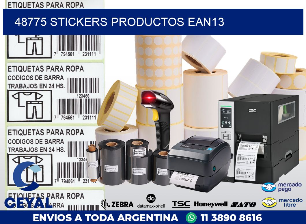 48775 stickers productos ean13