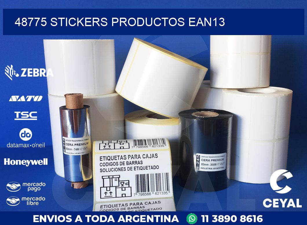 48775 stickers productos ean13