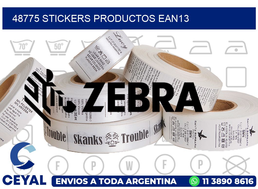 48775 stickers productos ean13