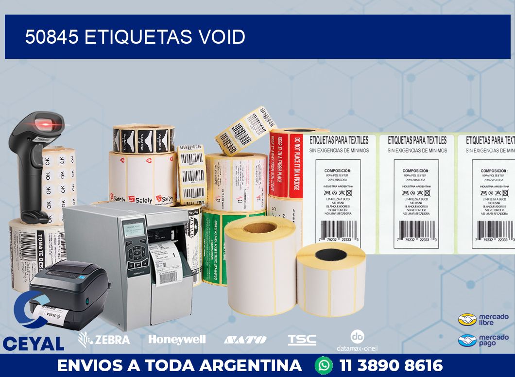 50845 ETIQUETAS VOID
