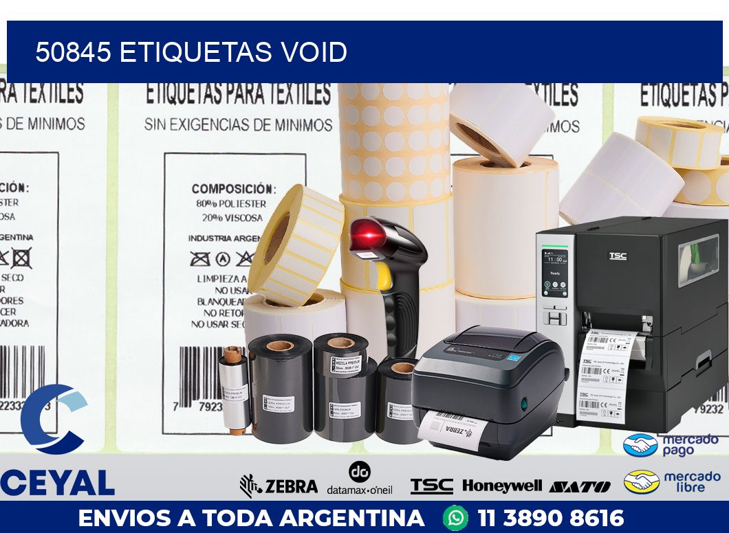 50845 ETIQUETAS VOID