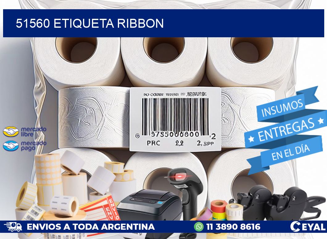51560 etiqueta ribbon