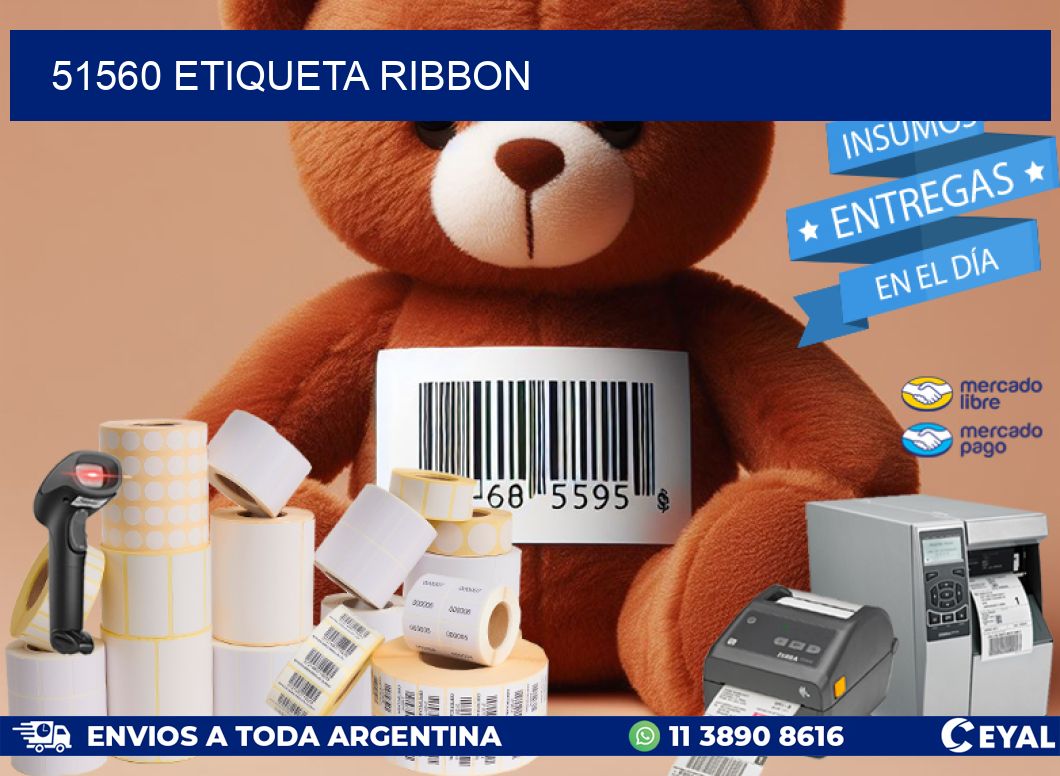 51560 etiqueta ribbon