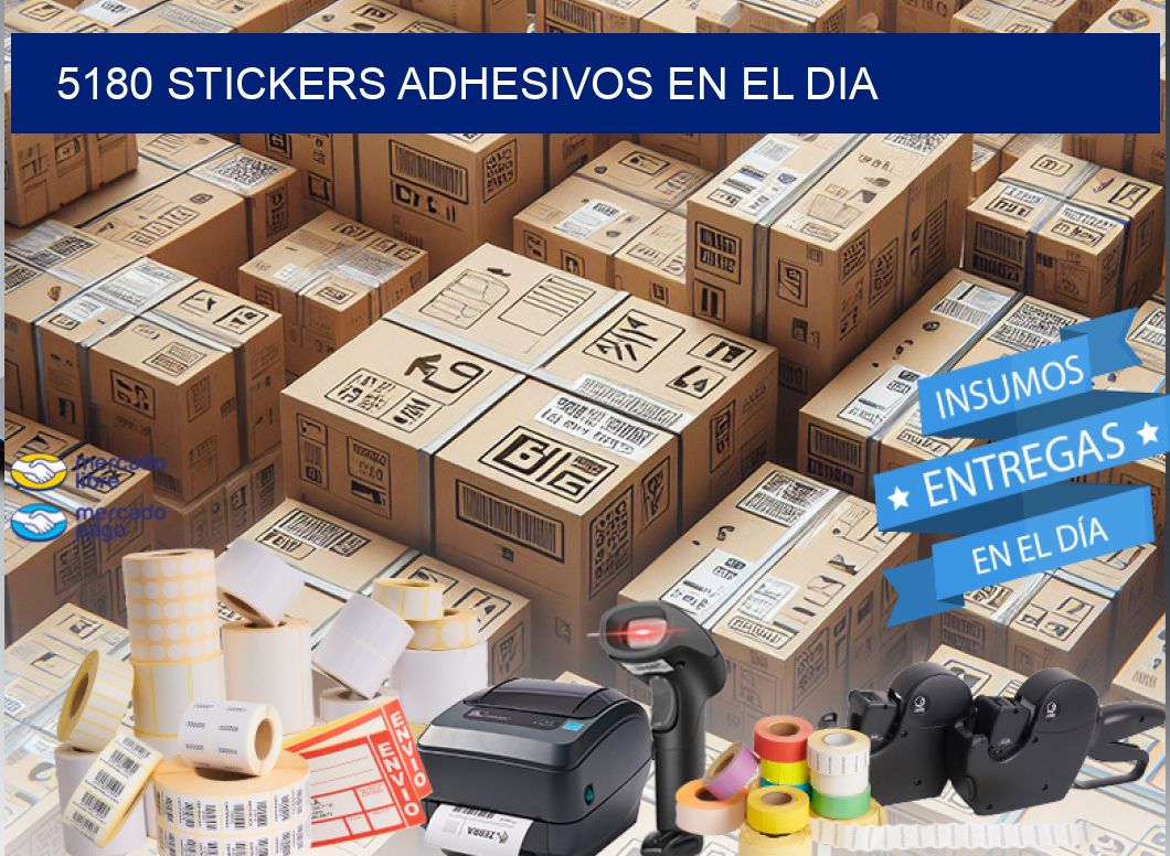 5180 stickers adhesivos en el dia